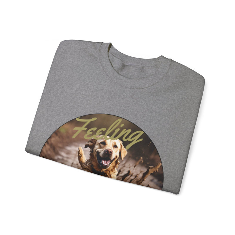 Golden Retriever Don't Stress Crewneck Sweatshirt