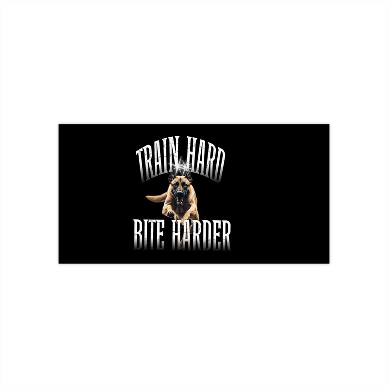 Train Hard Bite Harder Bumper Stickers