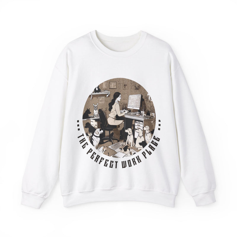 The Perfect Work Place Unisex Heavy Blend™ Crewneck Sweatshirt