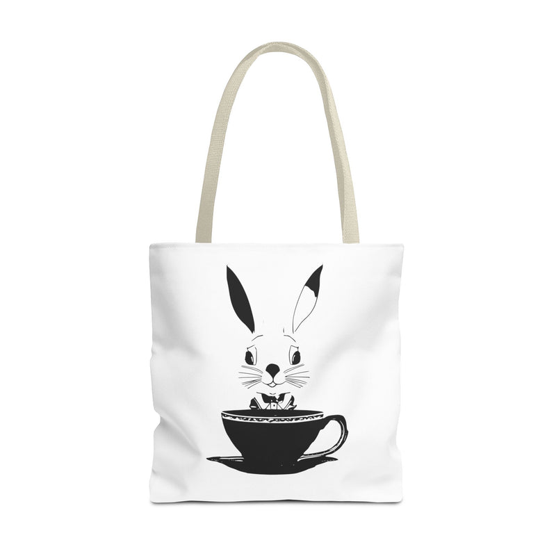 The Earl Grey Rabbit Logo Tote Bag (AOP)