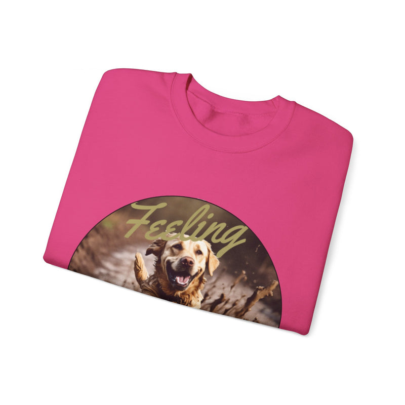 Golden Retriever Don't Stress Crewneck Sweatshirt