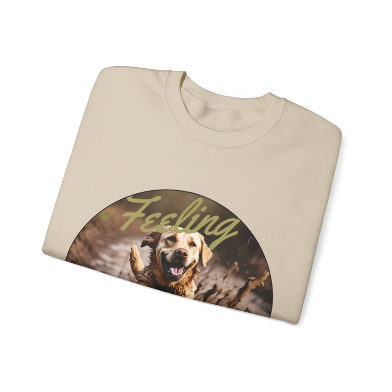 Golden Retriever Don't Stress Crewneck Sweatshirt