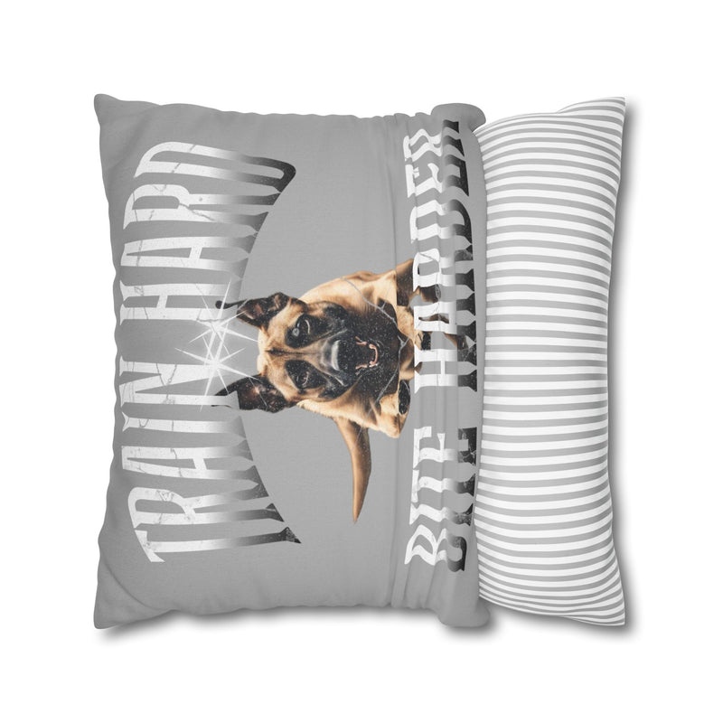 Train Hard Square Pillowcase