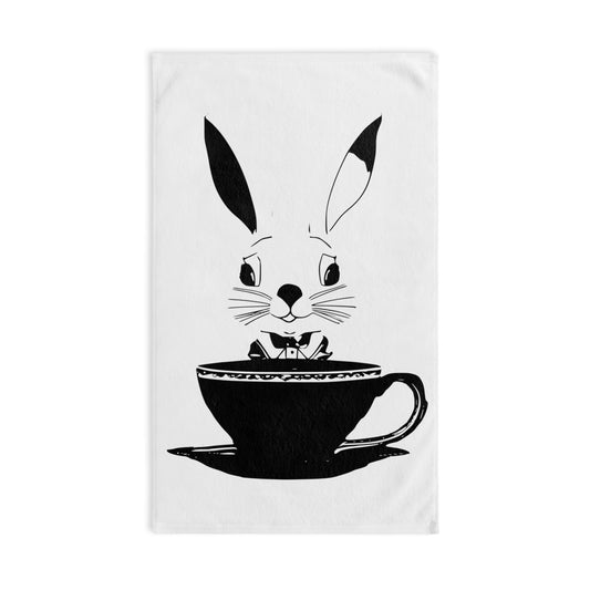 The Earl Grey Rabbit logo Hand Towel