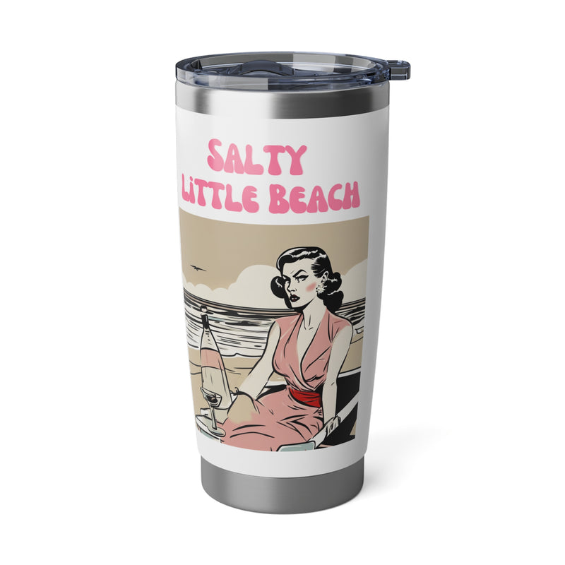 Retro inspired Salty Little Beach Vagabond 20oz Tumbler