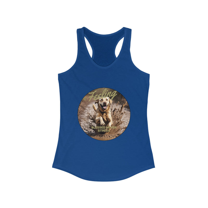 Golden Retriever Don't Stress Singlet