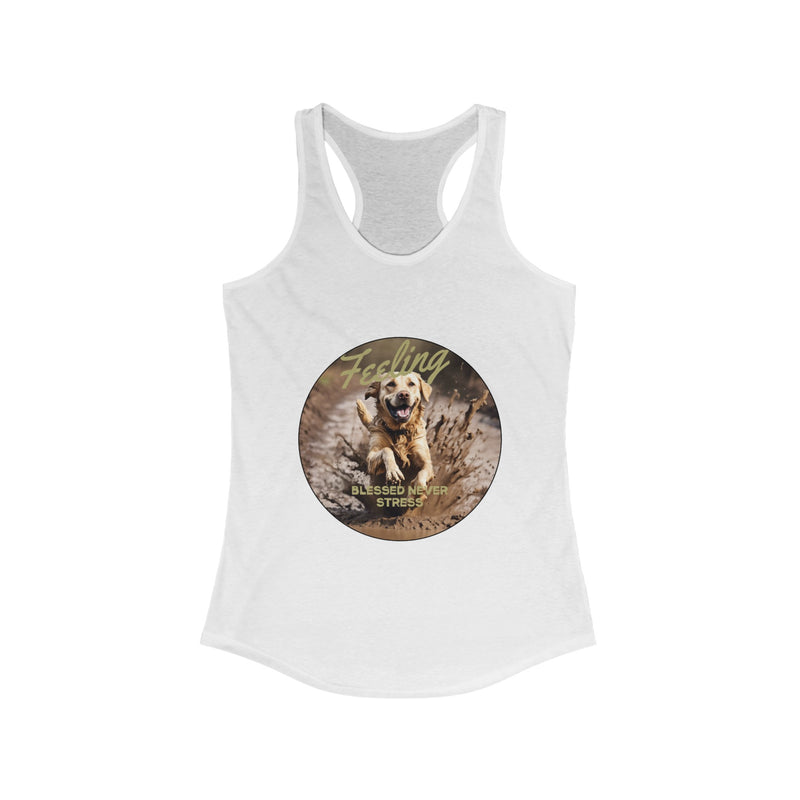 Golden Retriever Don't Stress Singlet