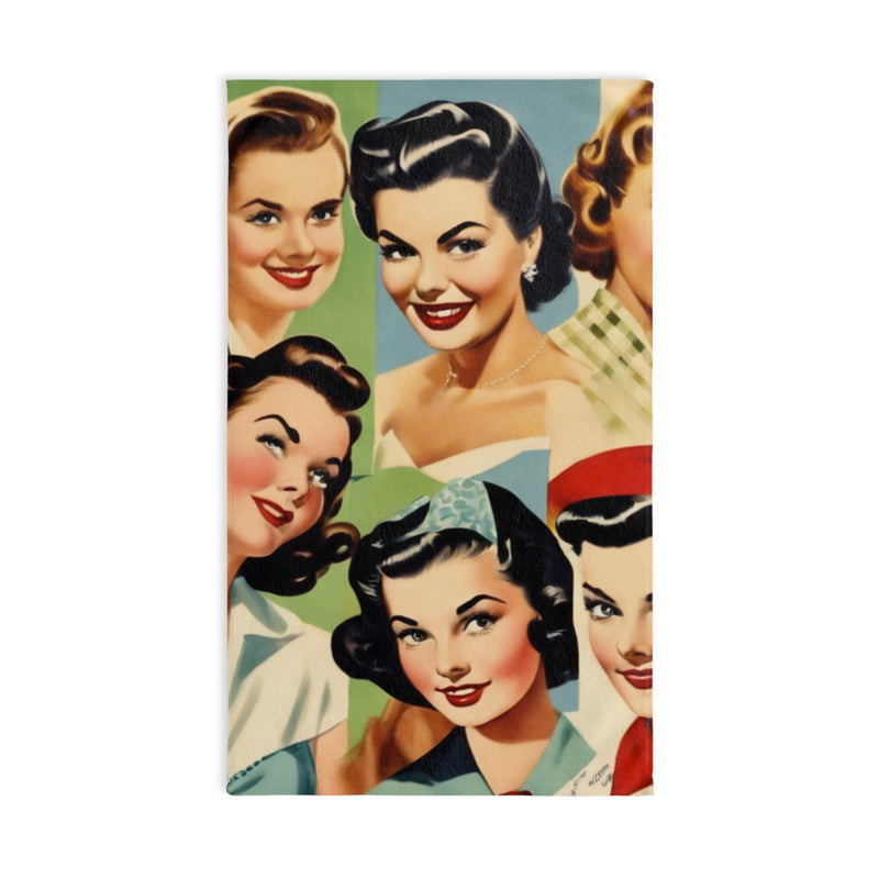 Retro Babes Hand Towel