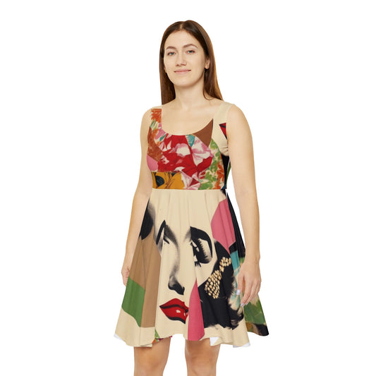 Retro Inspired Women's Skater Dress (AOP)