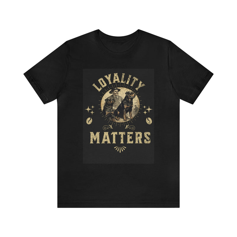 Loyalty matters  Vintage Army Rottweiler Unisex Jersey Short Sleeve Tee