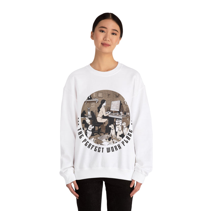 The Perfect Work Place Unisex Heavy Blend™ Crewneck Sweatshirt