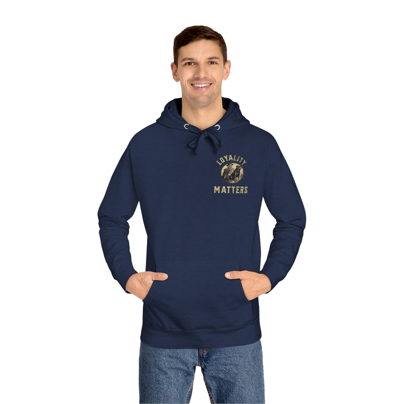 Loyalty Matters Rottweiler Unisex Fleece Hoodie