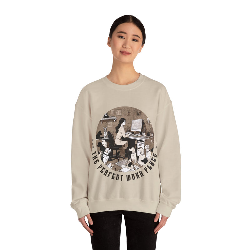 The Perfect Work Place Unisex Heavy Blend™ Crewneck Sweatshirt