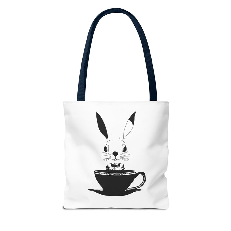 The Earl Grey Rabbit Logo Tote Bag (AOP)