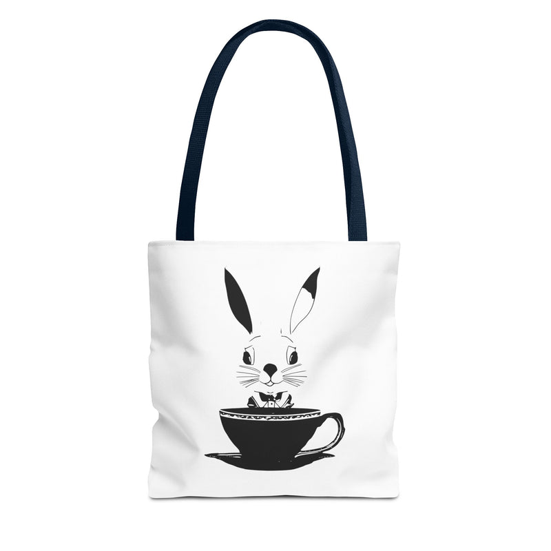 The Earl Grey Rabbit Logo Tote Bag (AOP)