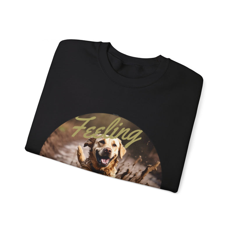 Golden Retriever Don't Stress Crewneck Sweatshirt