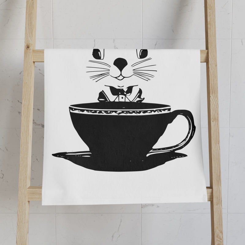 The Earl Grey Rabbit logo Hand Towel