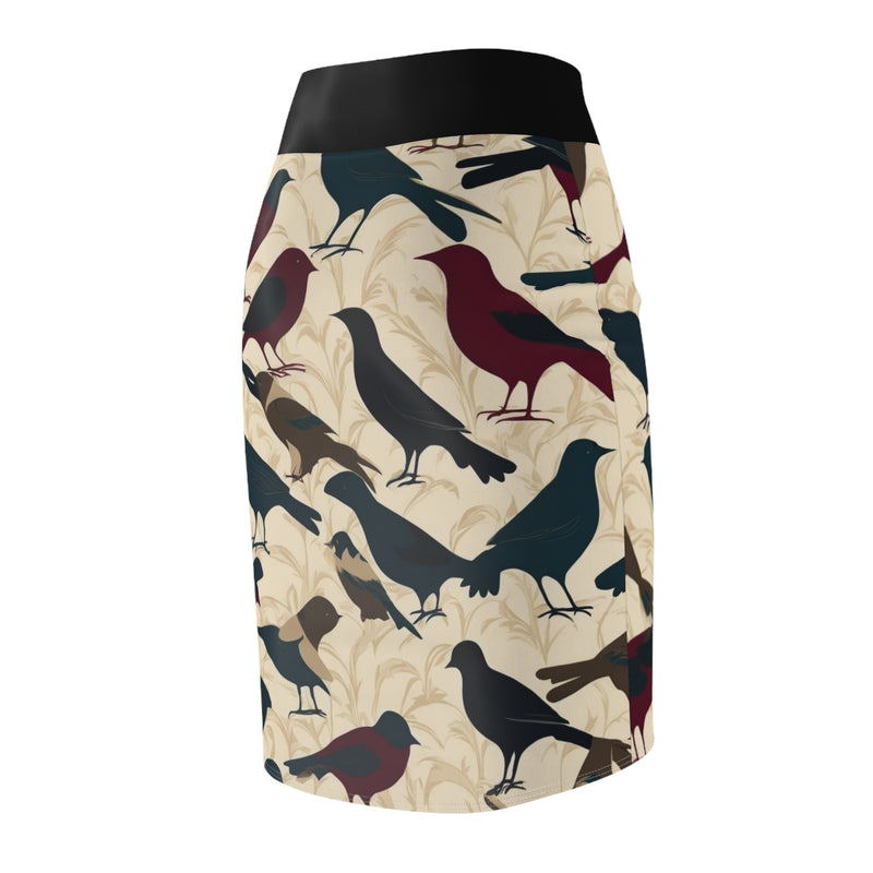 Birds Women's Pencil Skirt (AOP)