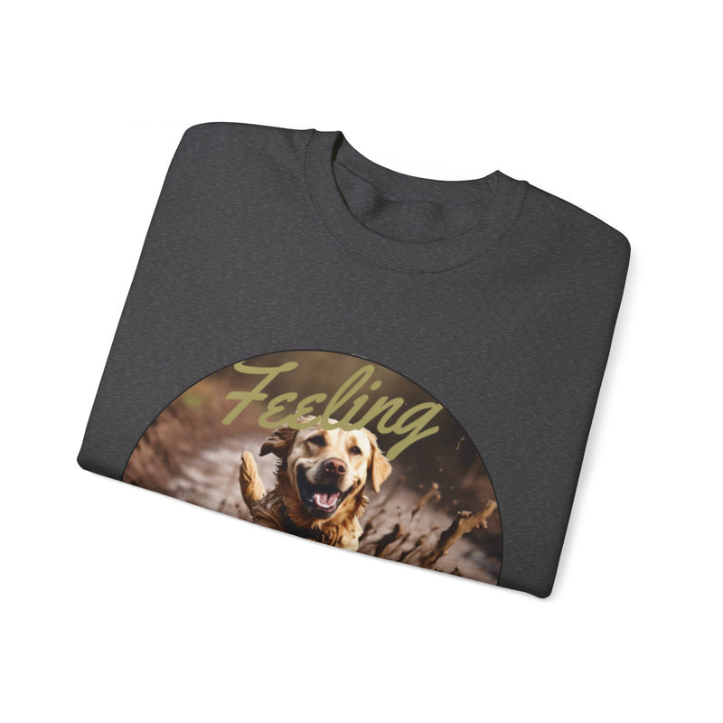 Golden Retriever Don't Stress Crewneck Sweatshirt