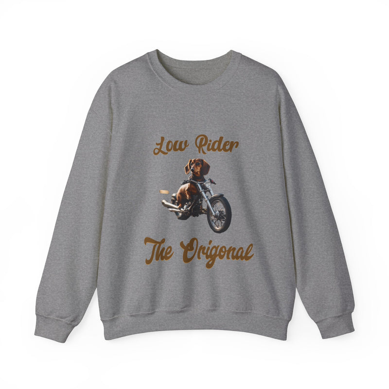 The Original Low Rider Dachshund  Unisex Heavy Blend™ Crewneck Sweatshirt