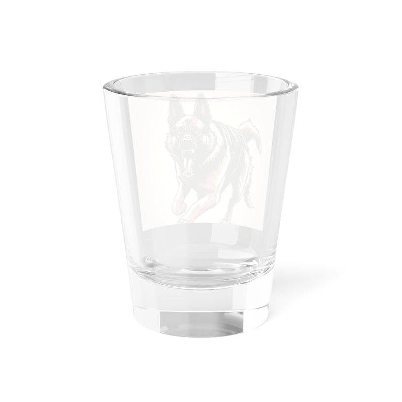 Dog German Shepard Shot Glass, 1.5oz