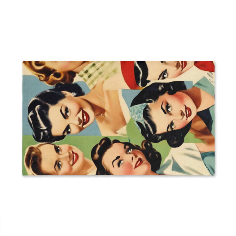 Retro Babes Hand Towel