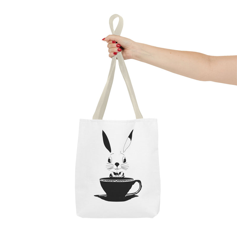 The Earl Grey Rabbit Logo Tote Bag (AOP)