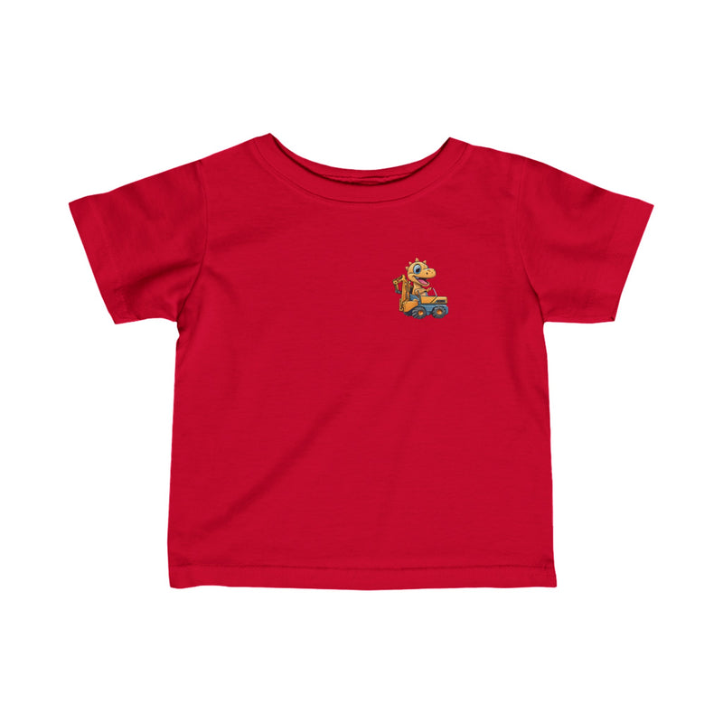 Baby Dinosaur can drive Infant Fine Jersey Tee