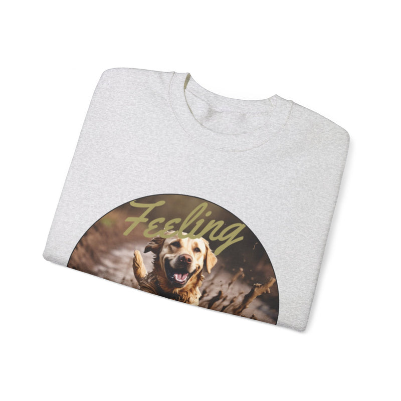 Golden Retriever Don't Stress Crewneck Sweatshirt