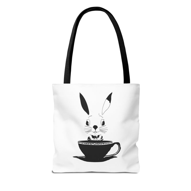 The Earl Grey Rabbit Logo Tote Bag (AOP)