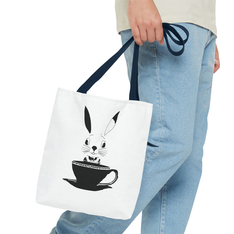 The Earl Grey Rabbit Logo Tote Bag (AOP)