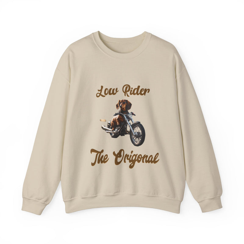 The Original Low Rider Dachshund  Unisex Heavy Blend™ Crewneck Sweatshirt