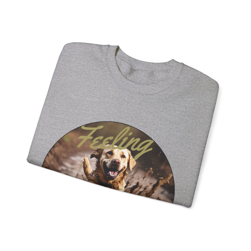 Golden Retriever Don't Stress Crewneck Sweatshirt