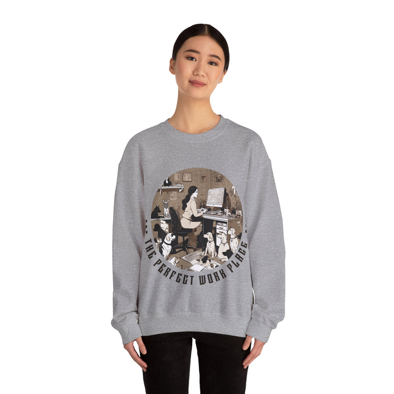 The Perfect Work Place Unisex Heavy Blend™ Crewneck Sweatshirt