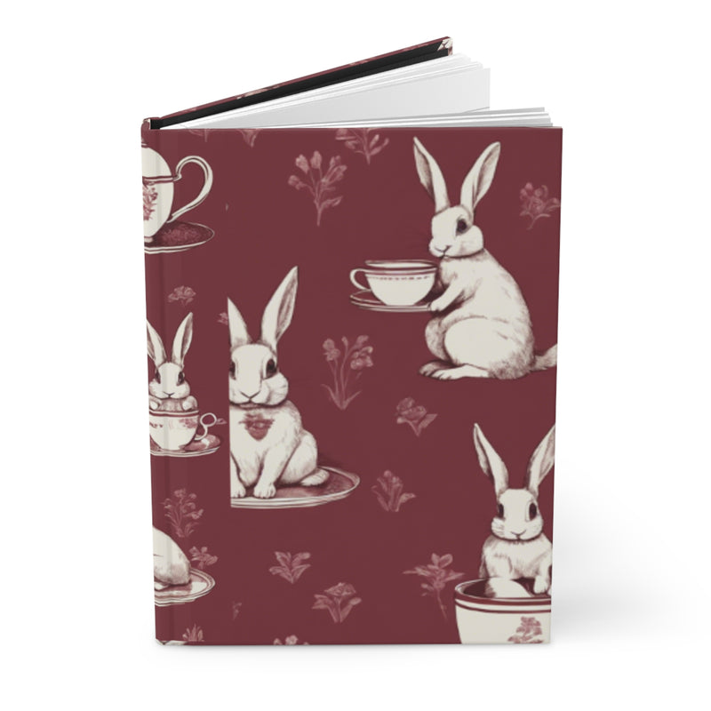 The Earl Grey Rabbit Red s Hardcover Journal Matte