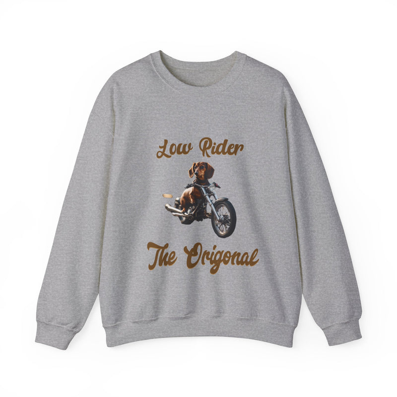 The Original Low Rider Dachshund  Unisex Heavy Blend™ Crewneck Sweatshirt