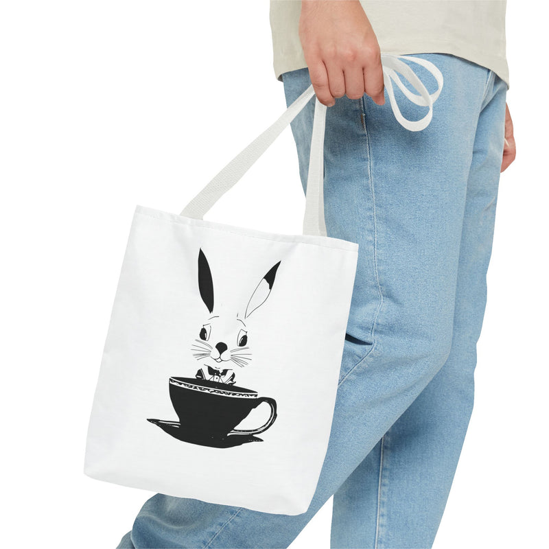 The Earl Grey Rabbit Logo Tote Bag (AOP)