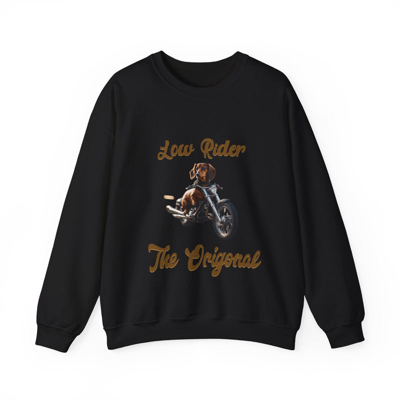 The Original Low Rider Dachshund  Unisex Heavy Blend™ Crewneck Sweatshirt