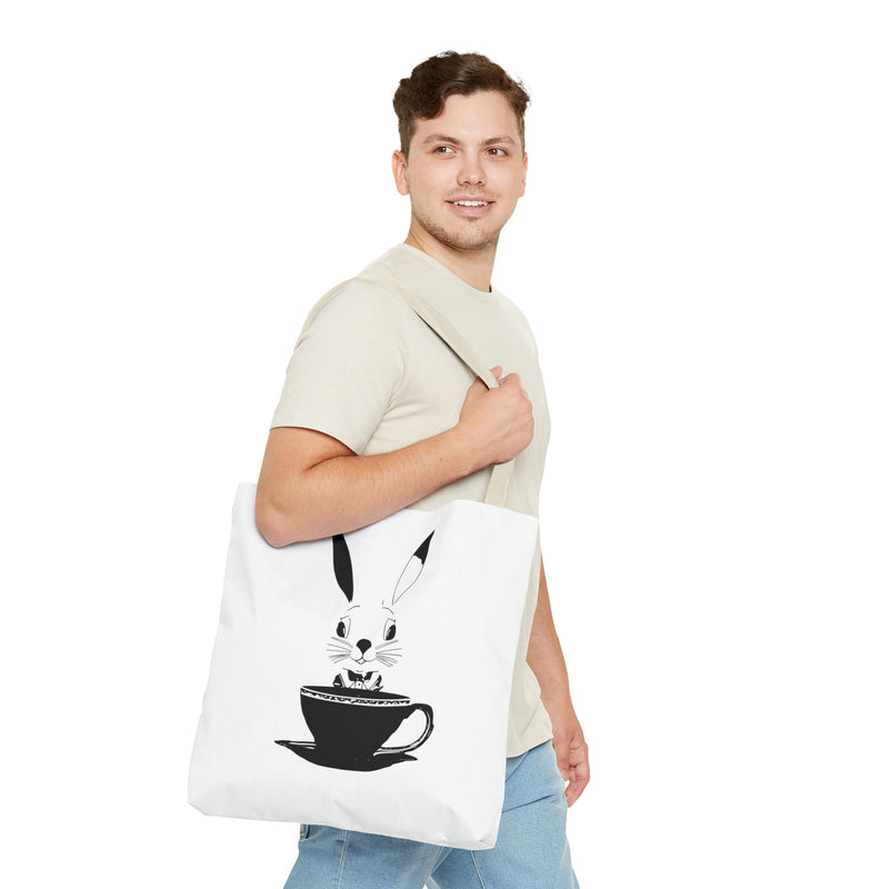 The Earl Grey Rabbit Logo Tote Bag (AOP)