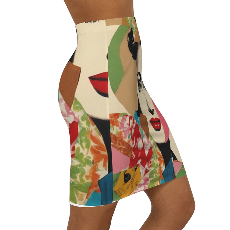 Retro inspired Women's Mini Skirt (AOP)