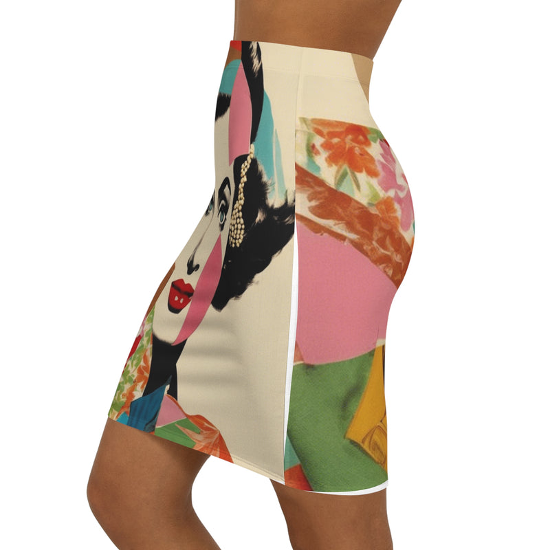 Retro inspired Women's Mini Skirt (AOP)