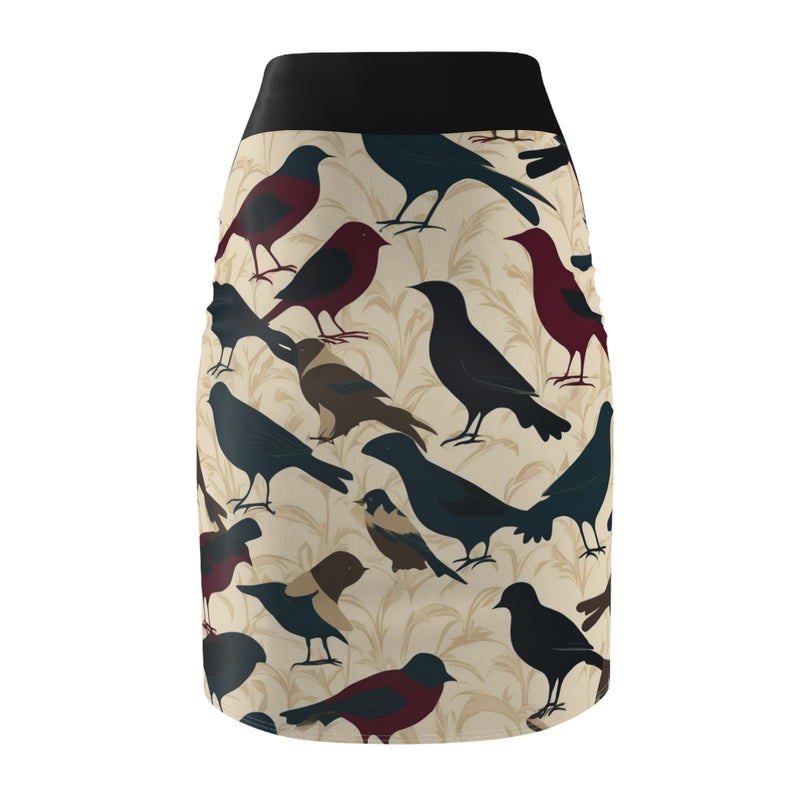 Birds Women's Pencil Skirt (AOP)