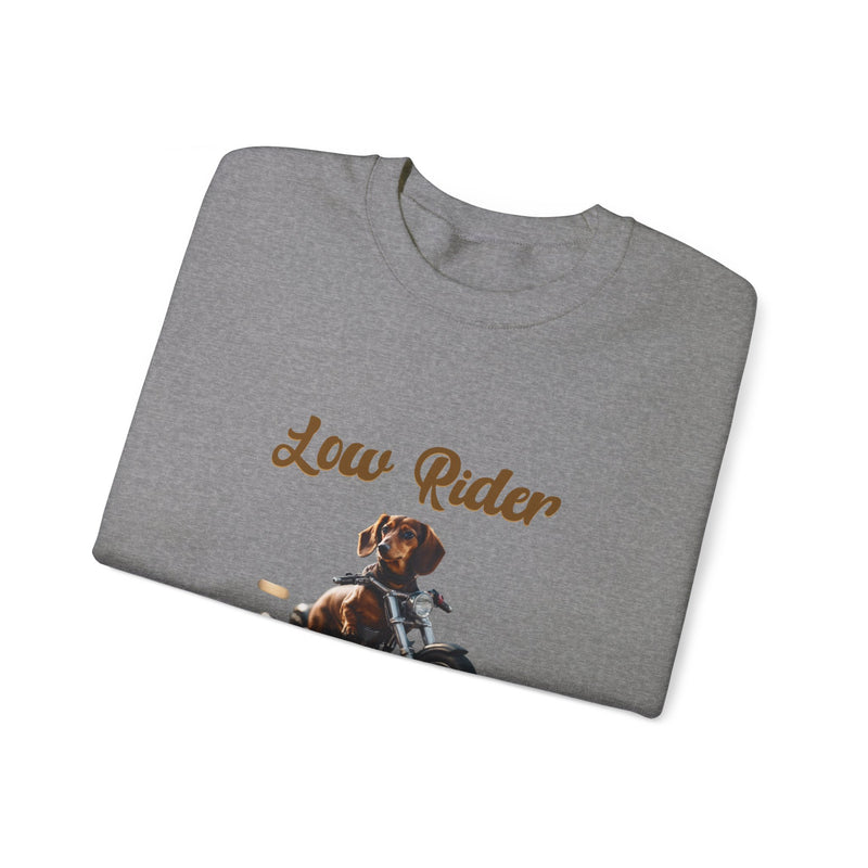 The Original Low Rider Dachshund  Unisex Heavy Blend™ Crewneck Sweatshirt