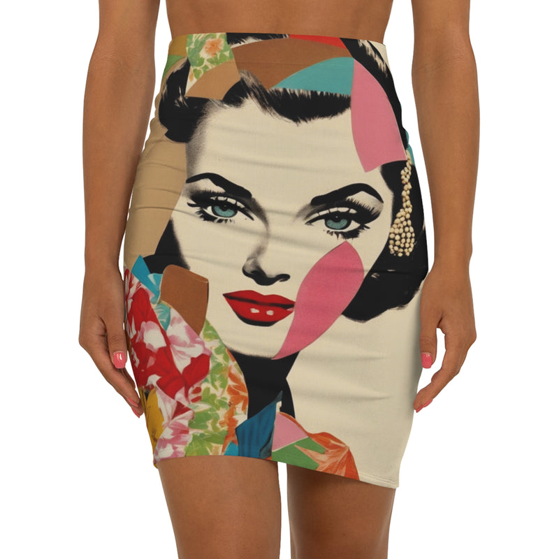 Retro inspired Women's Mini Skirt (AOP)