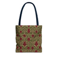 Vintage Vibes Green and Red Tote Bag (AOP)