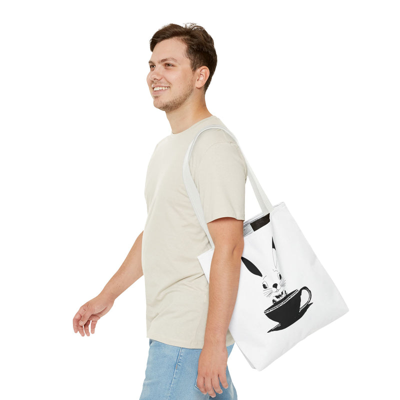 The Earl Grey Rabbit Logo Tote Bag (AOP)