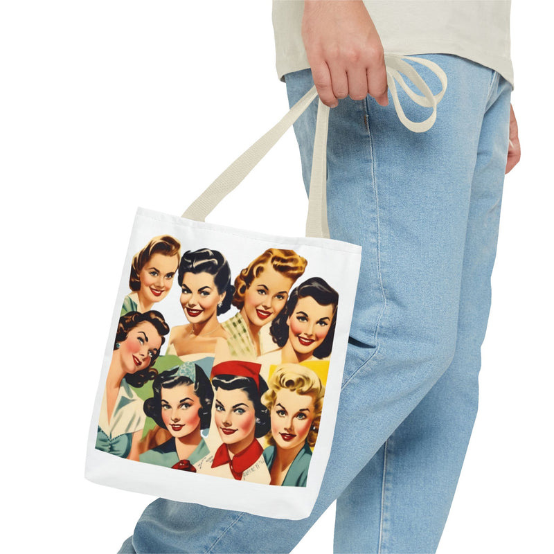 Retro Babes Tote Bag (AOP)