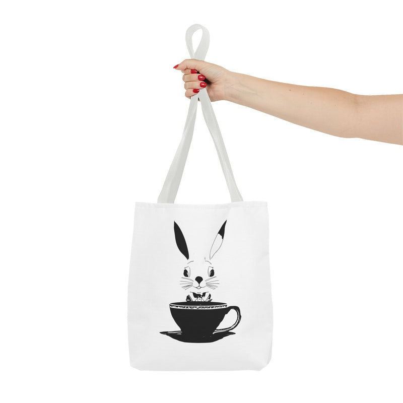 The Earl Grey Rabbit Logo Tote Bag (AOP)