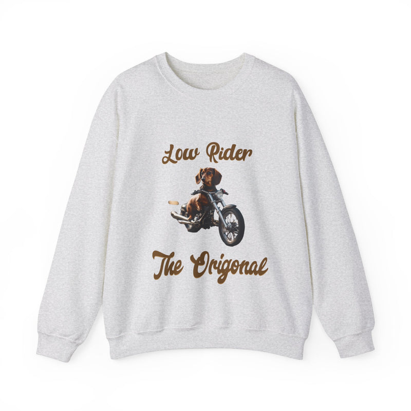 The Original Low Rider Dachshund  Unisex Heavy Blend™ Crewneck Sweatshirt