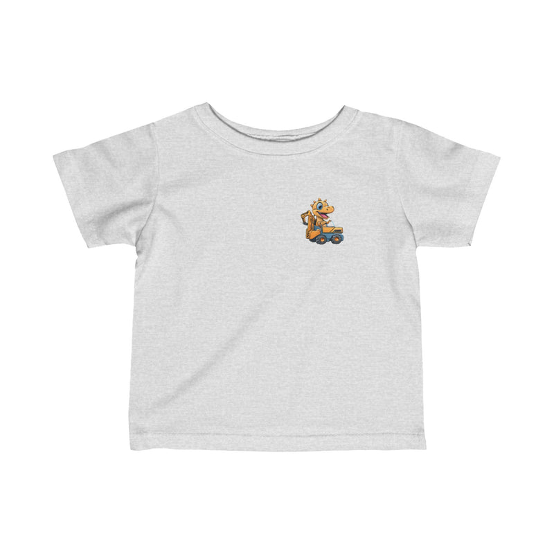 Baby Dinosaur can drive Infant Fine Jersey Tee